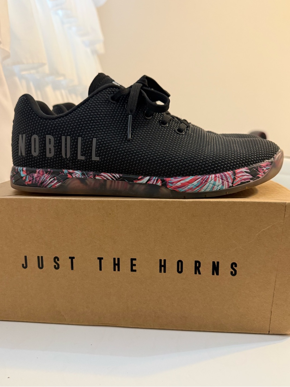 NOBULL SuperFabric Trainer Low Black Floral Women’s 10
